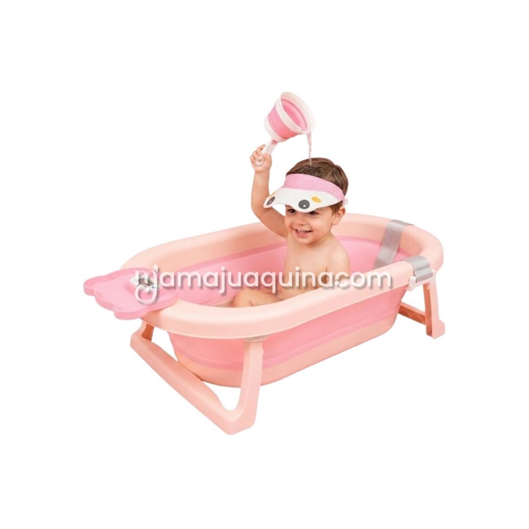 Bañera Plegable para Bebé «HAWÁI» Colección Limitada Melón