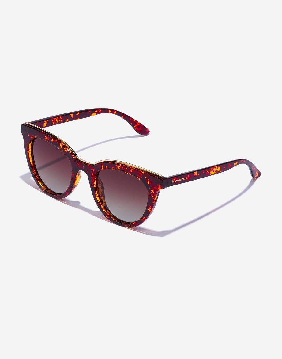 Lentes de Sol Hawkers Bella Polarized Carey Brown HBEL22CWTP - Talla 49mm