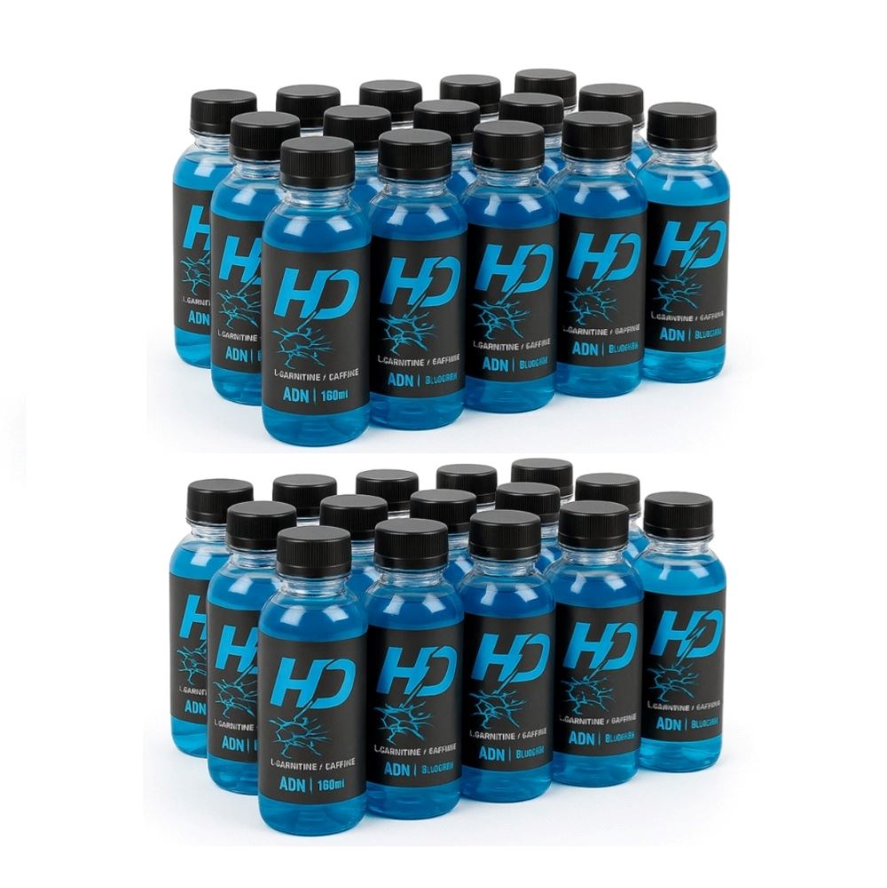 Quemador HD Paquete 30 Botellas de 135ml L-Carnitina Blueberry