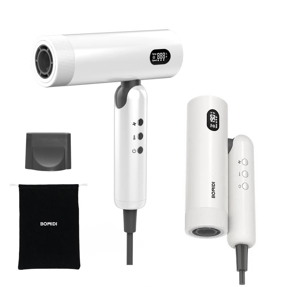Secadora de Cabello Plegable Bomidi HD08 Blanco