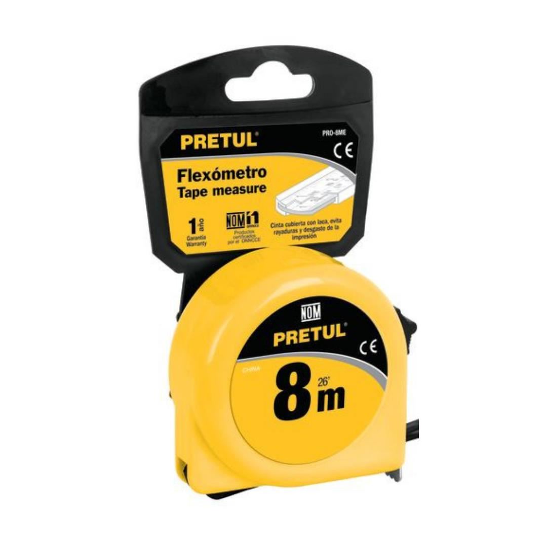 Wincha Cinta Metrica De 8 Metros De Metal Pretul
