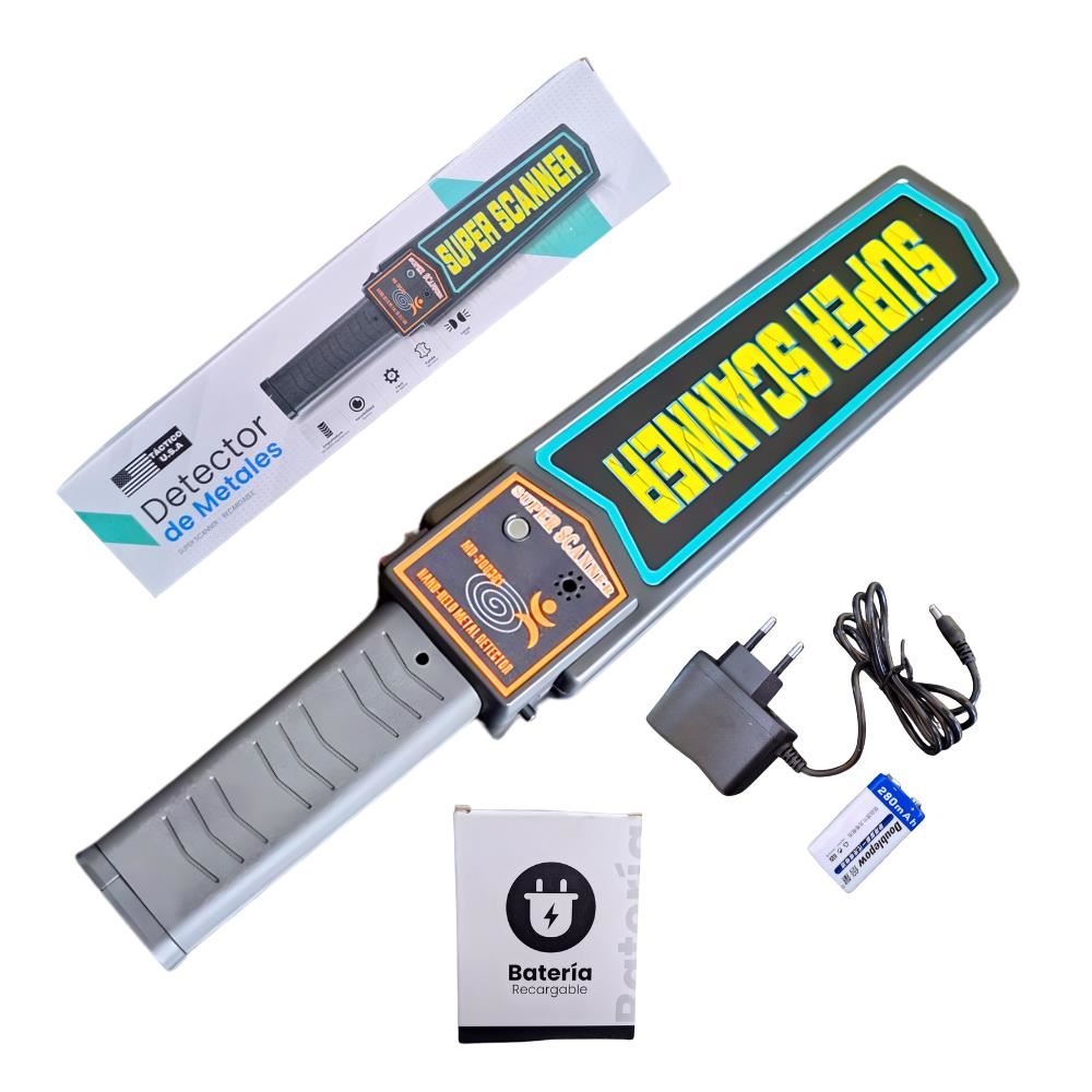 Detector de Metales con Interruptor de Proximidad Super Scanner MD-3003B1