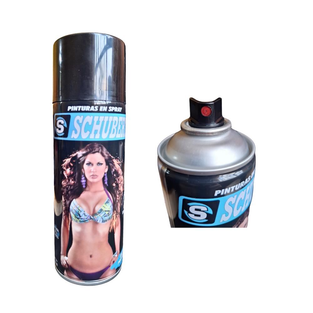 Pintura en Aerosol Spray  400 ml Schubert Negro Mate