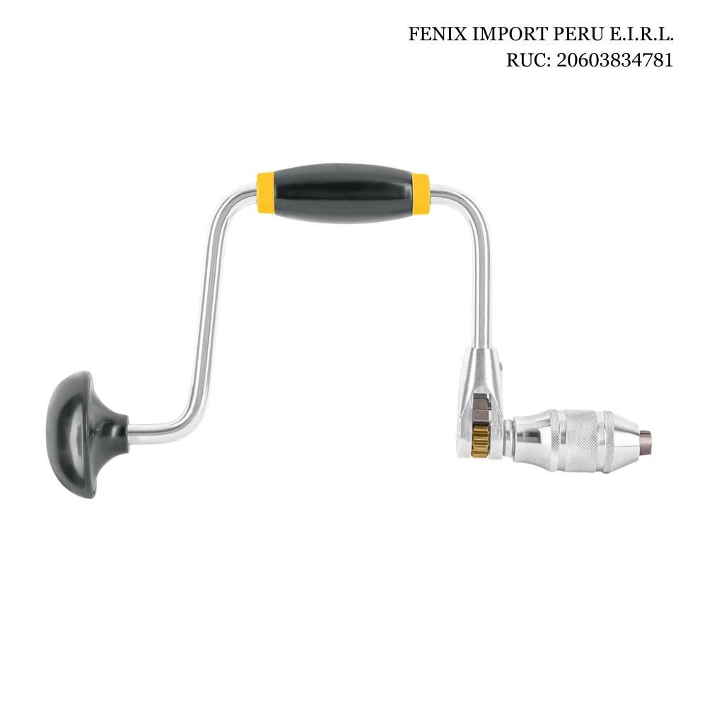 Berbiqui Manual 12” con Perilla de Plastico Perforacion Manual en Madera y Carpintería Pretul BC-10P