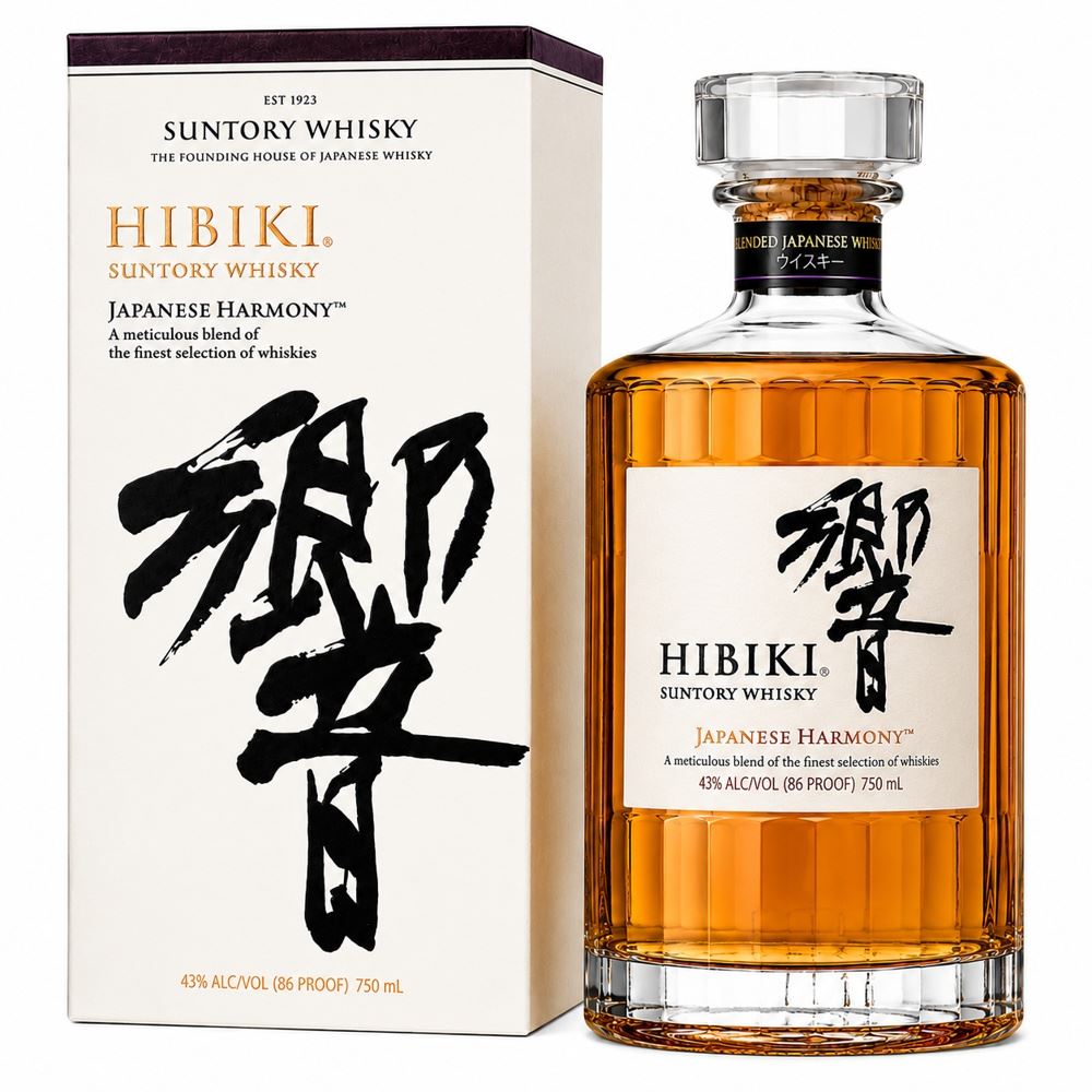 Hibiki Suntory Whisky Japanese Harmony 43% Alc./Vol. (86 Proof) – 750 ml