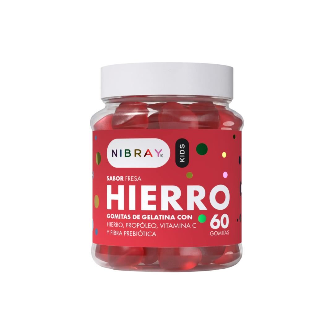 Hierro Propóleo Vitamina C y Prebióticos para Niños Nibray Kids