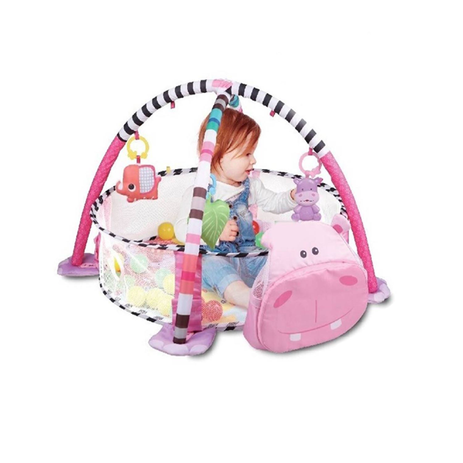 Gimnasio Ideal para Bebes 3 EN 1 Hipopótamo