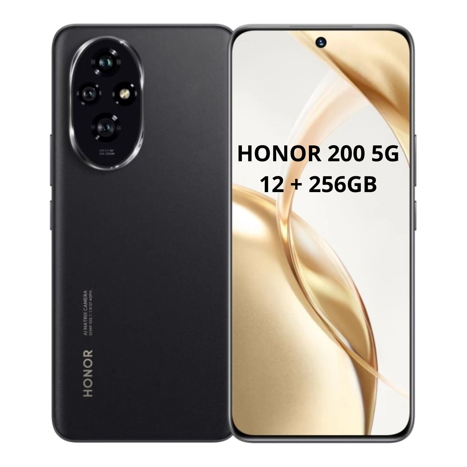 Celular Honor 200 5g Dual Sim Phone 12 Gb Ram 256 Gb Rom Black Negro