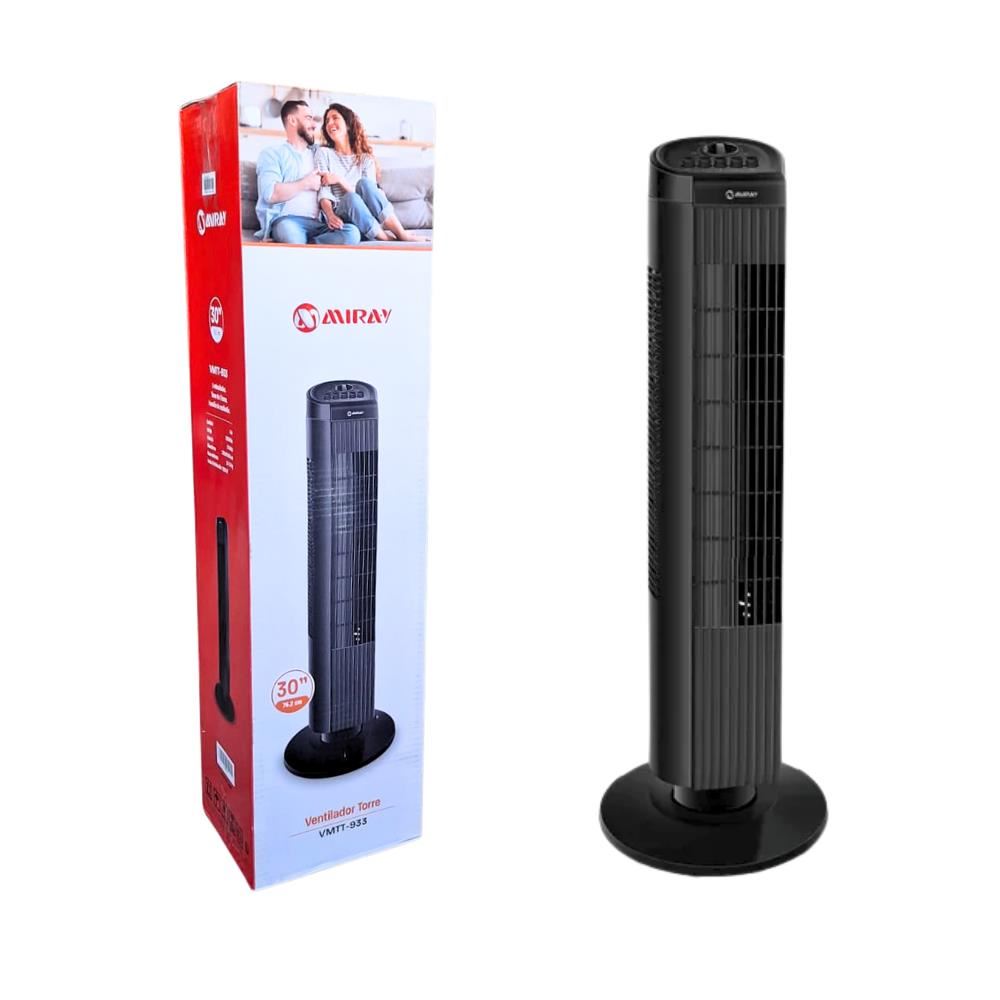 Ventilador de Torre Giratorio 3 Velocidades 35W de 30″ Miray VMTT-933