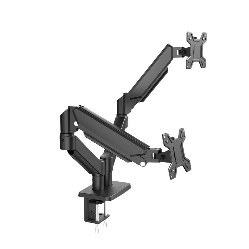 Soporte Dual De Monitor 17 A 32 Pulgadas Con Resorte De Gas ZJ-K7901
