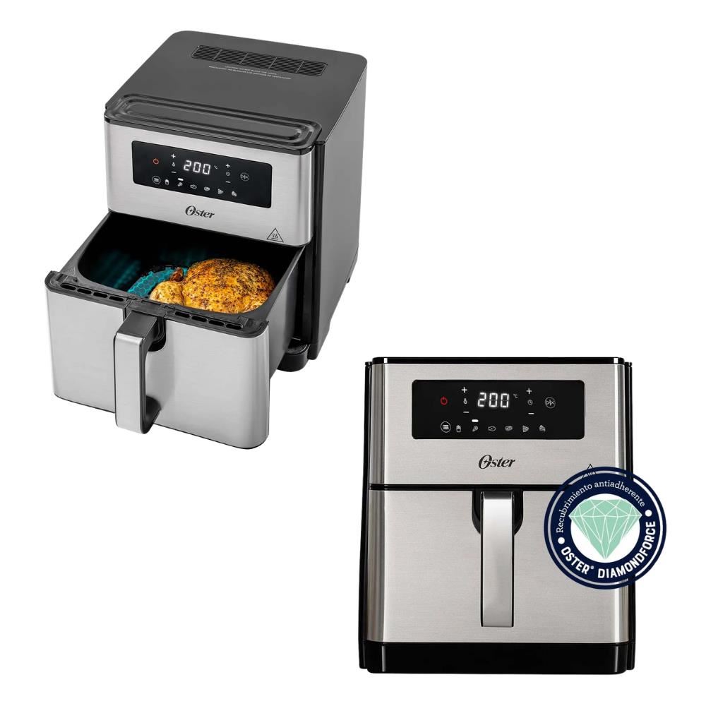 Freidora de Aire Panel Tactil 9 Litros Oster CKSTAF75WDSSDF