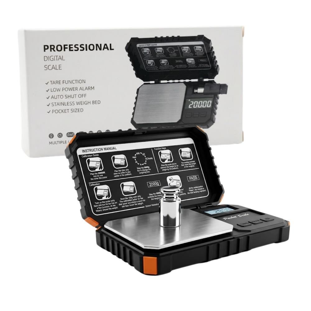 Balanza Digital de Cocina Alta Precision 50g x 0.001g con Pantalla LCD y Función Tara para Joyería, Laboratorio y Cocina