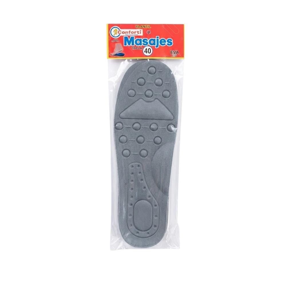 Plantillas para Zapatos Zapatillas Calzado con Amortiguacion Diseño Ergonomico CONFORTI Eva Lite Talla 40