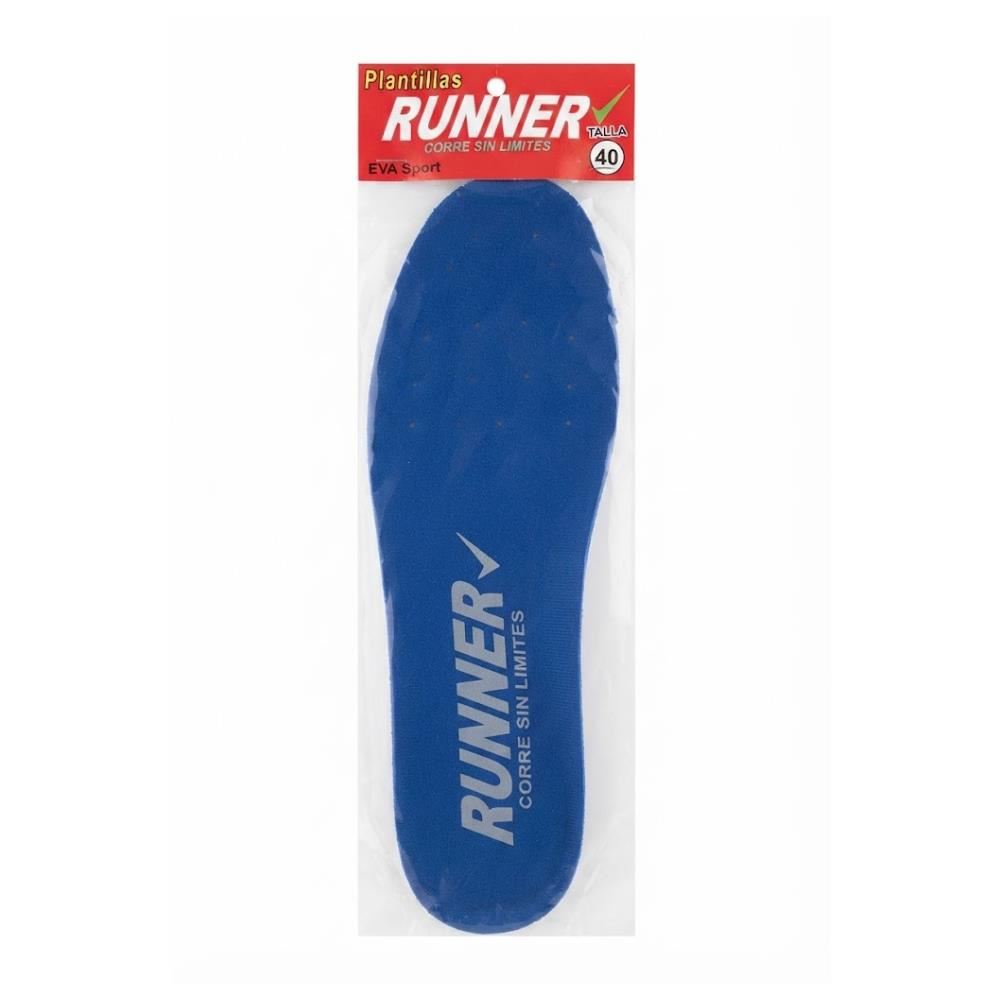 Plantillas para Zapatos Zapatillas Calzado con Amortiguacion Diseño Ergonomico RUNNER Eva Sport Talla 40