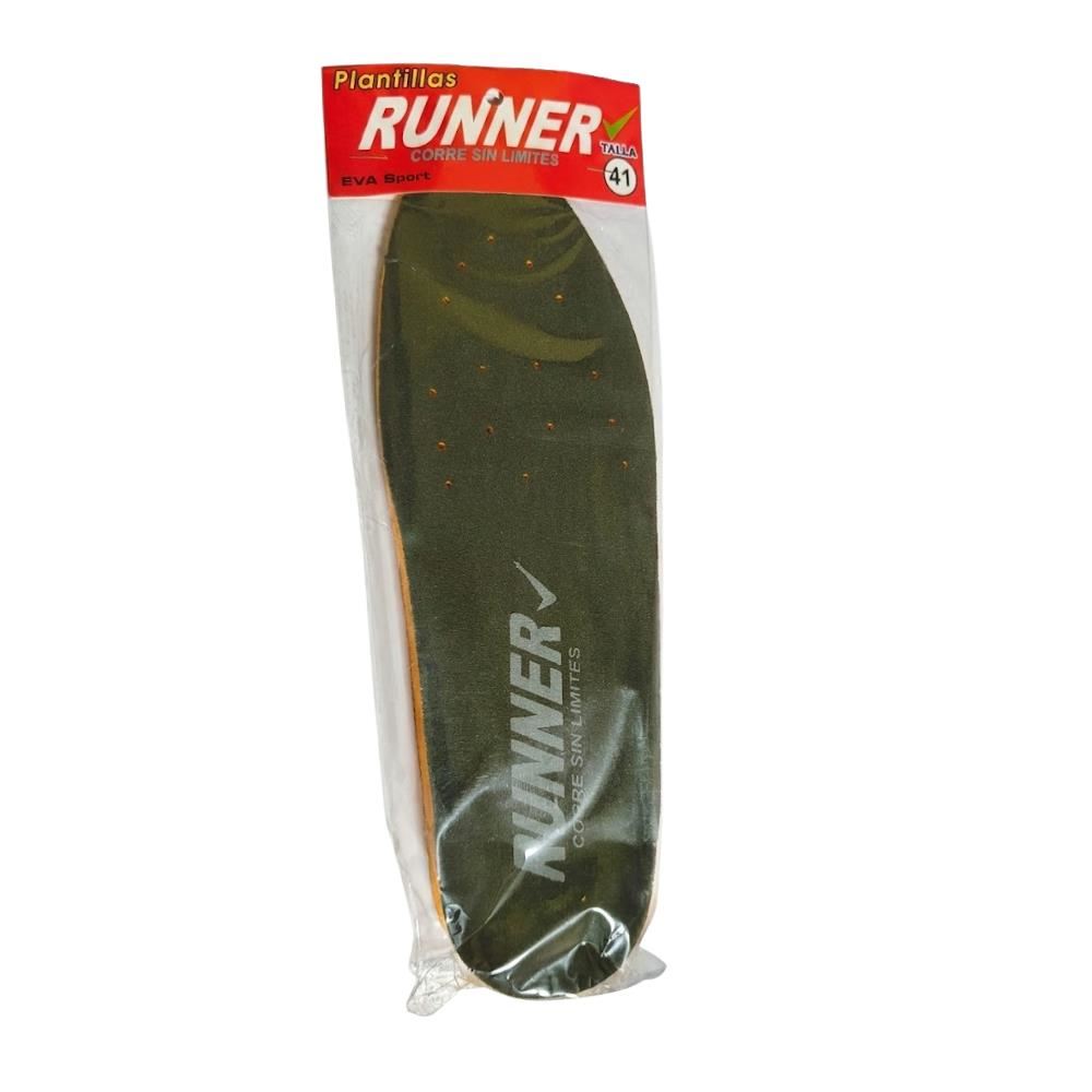 Plantillas para Zapatos Zapatillas Calzado con Amortiguacion Diseño Ergonomico RUNNER Eva Sport Talla 41