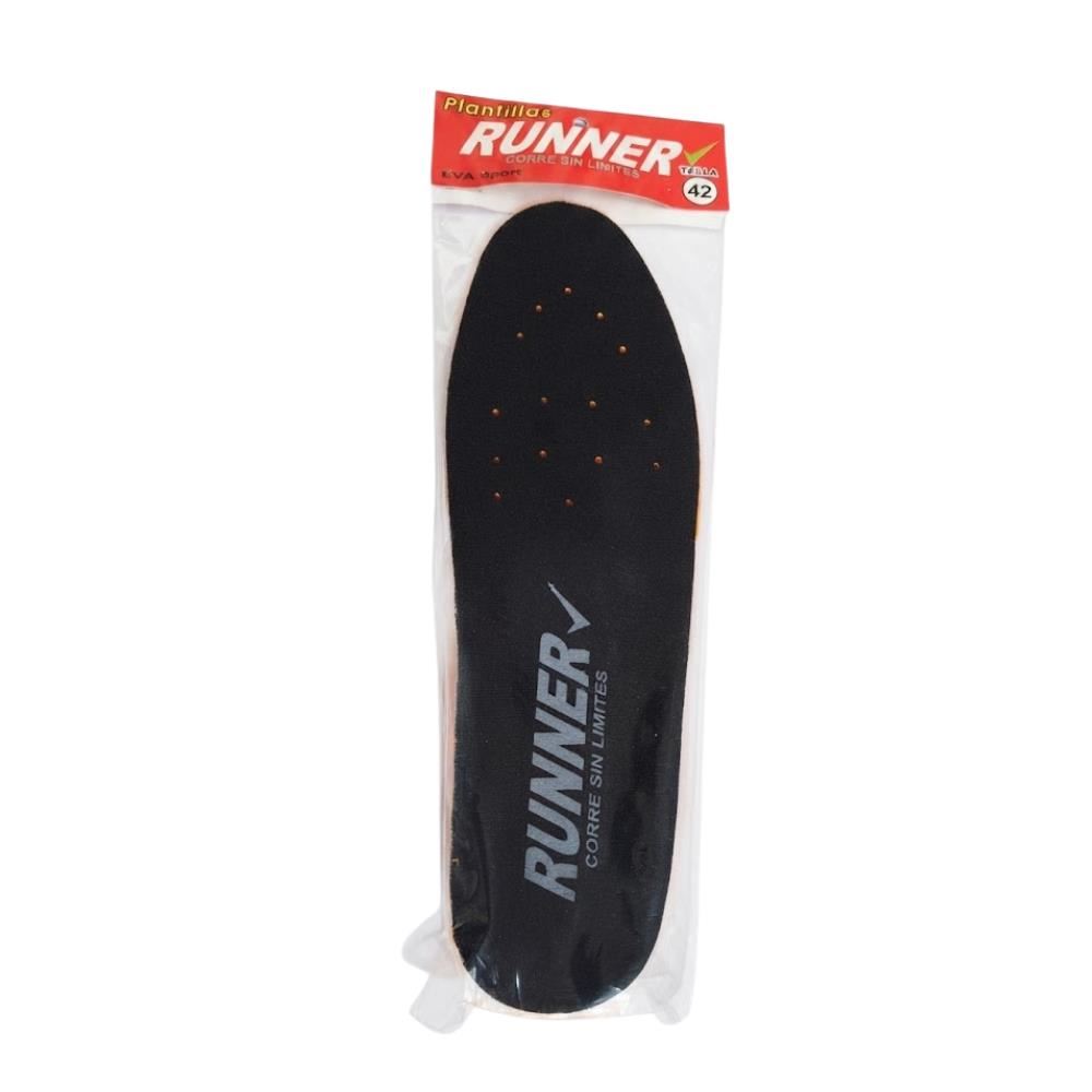 Plantillas para Zapatos Zapatillas Calzado con Amortiguacion Diseño Ergonomico RUNNER Eva Sport Talla 42
