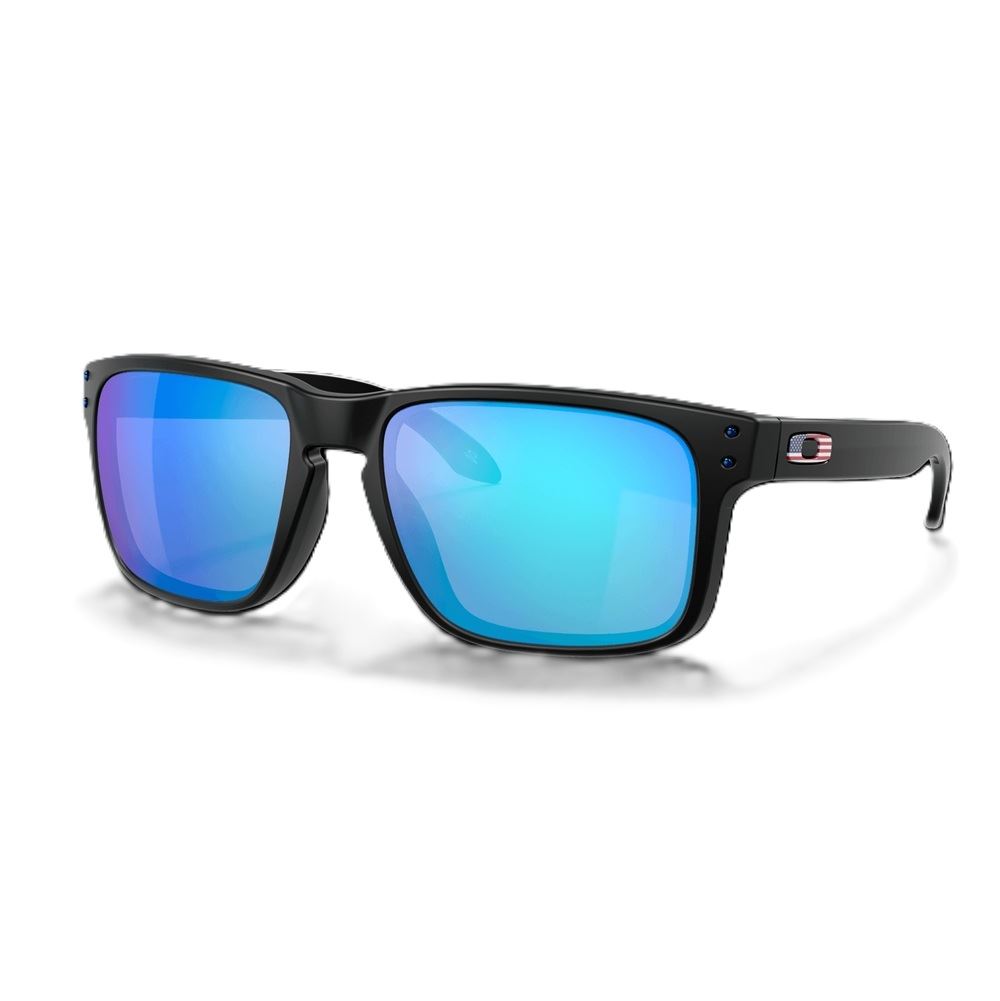 GAFAS DE SOL HOLBROOK 009102 NEGRO MATTE AZUL POLARIZADO LOGO USA