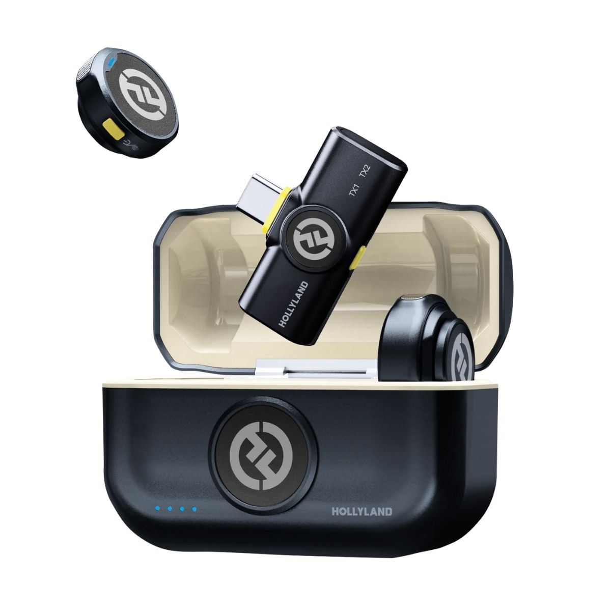 Micrófono Lavalier Hollyland Lark M2 (USB-C) - Negro