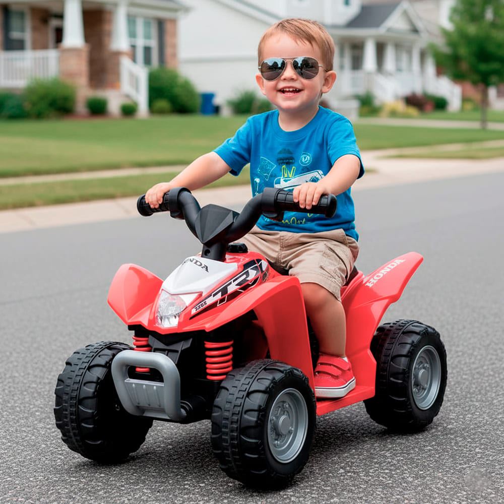 Cuatrimoto a Bateria Honda H3 Original Licenciado Rojo