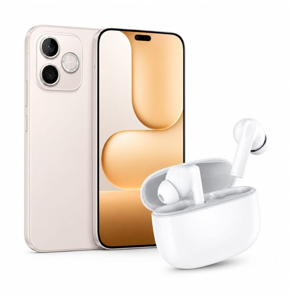 Honor 600e 5g 256gb 8gb Dorado Desierto + Earbuds X7 Lite