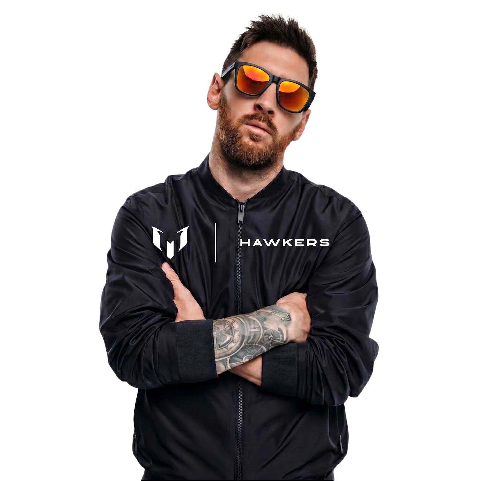 Lentes de Sol Hawkers One Raw HONR22BOT0 Negro Naranja Espejado Talla 54mm
