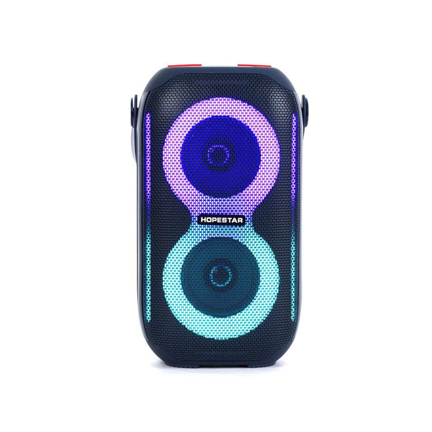 Parlante inalámbrico Hopestar HOP200MAZUL protecciónIPX5 20W luces