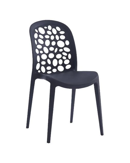 SILLA COMEDOR TERRAZA - BURBUJA NEGRO