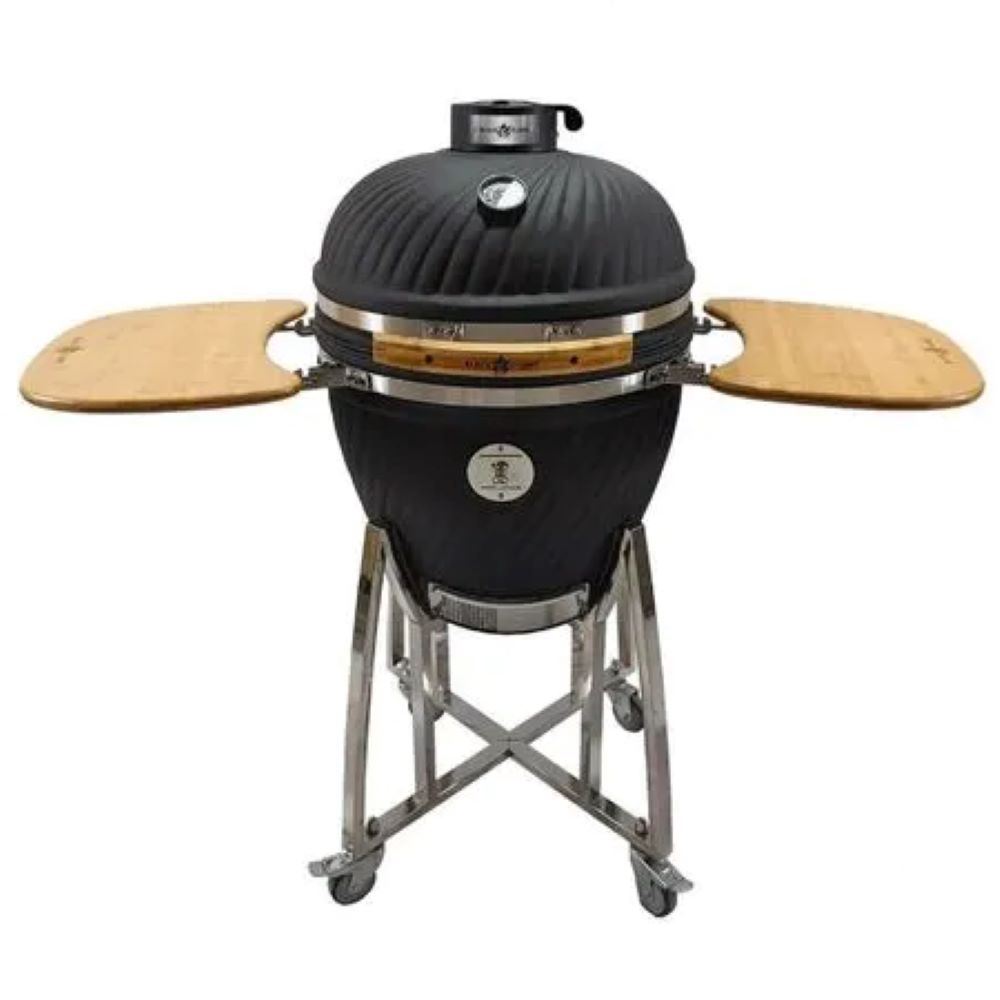 Horno Kamado Premium BLACK FLAME 22 KS-22-SP-G - GRIS