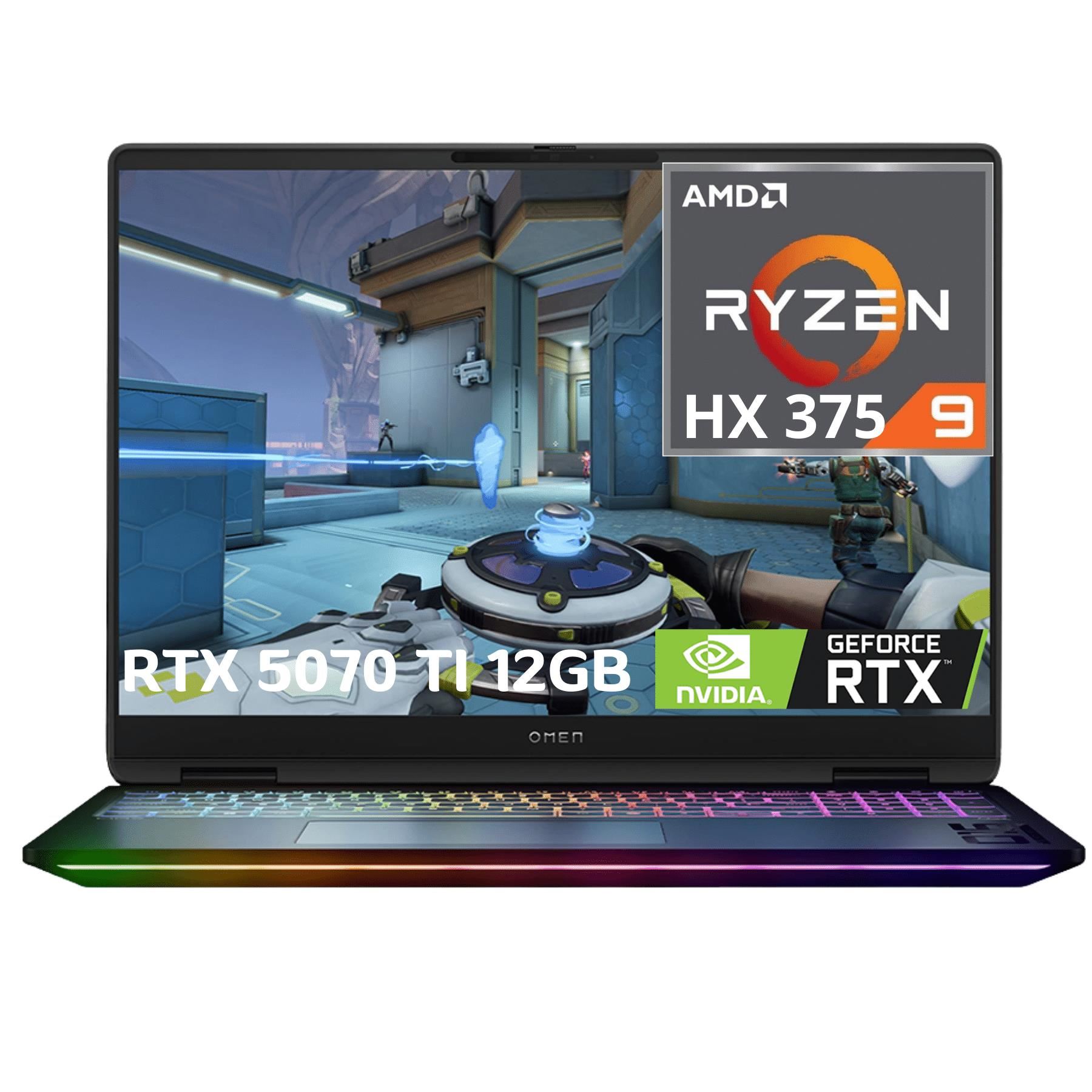 Laptop Gaming Hp Omen Max 16 512gb Ssd 16gb Ram Qhd+ Rtx 12 AMD RYZEN AI9 Negro