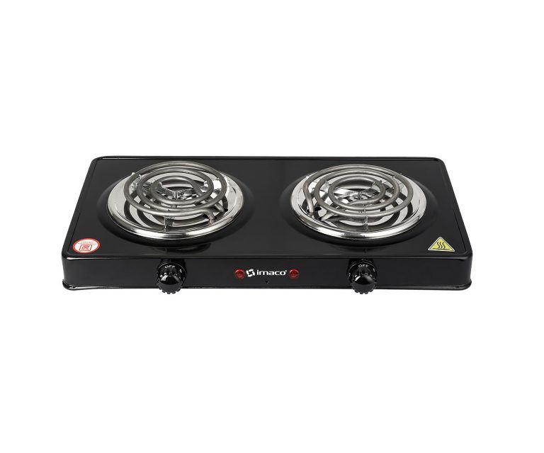 Cocina Eléctrica 2 Hornillas Imaco HP-1400 Negro