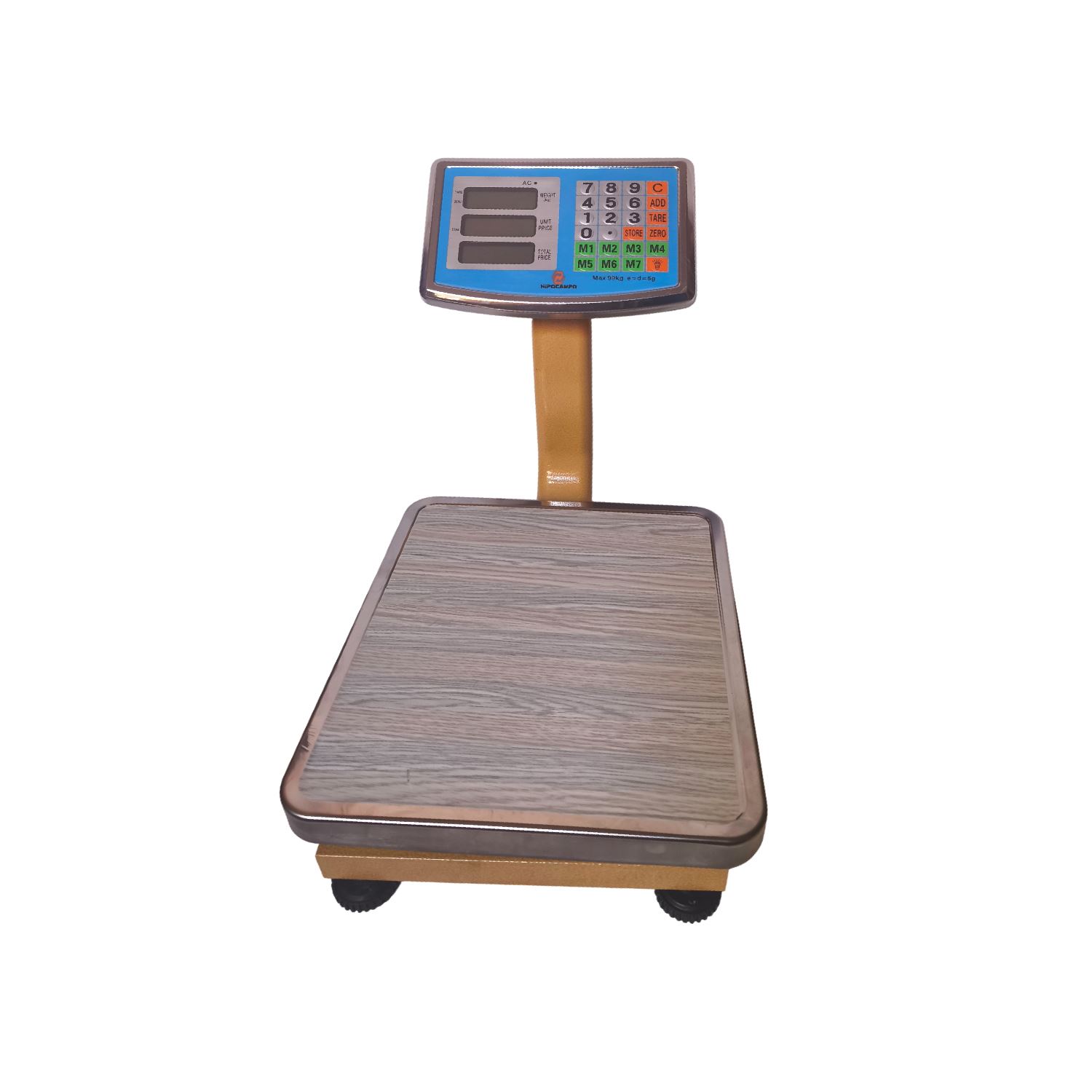 Balanza Industrial 99 Kg con Plataforma HPC-99KG Teclado de Goma