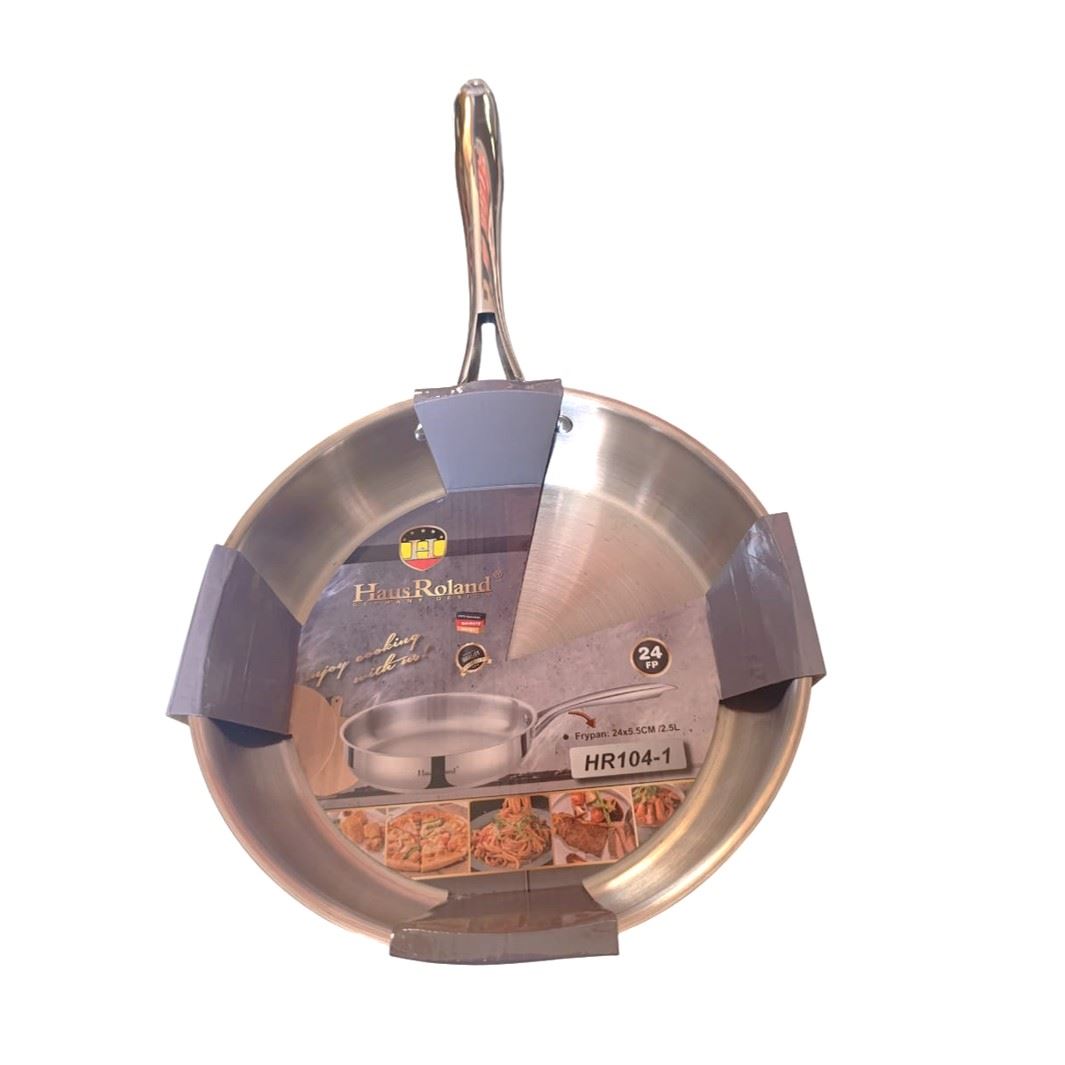 Sartén de 24 cm HAUS ROLAND Acero Inoxidable HR-104-1