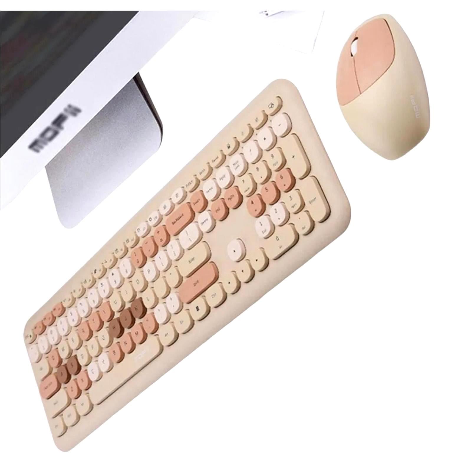 TECLADO MOFFI BEIGE