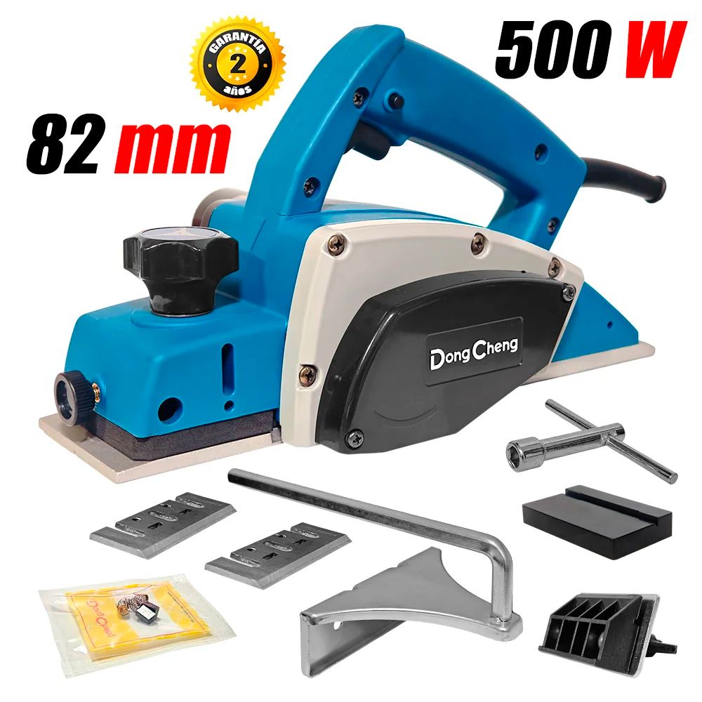 Cepillo Eléctrico Dongcheng DMB82 500W 82mm Cepillado Máx 1mm