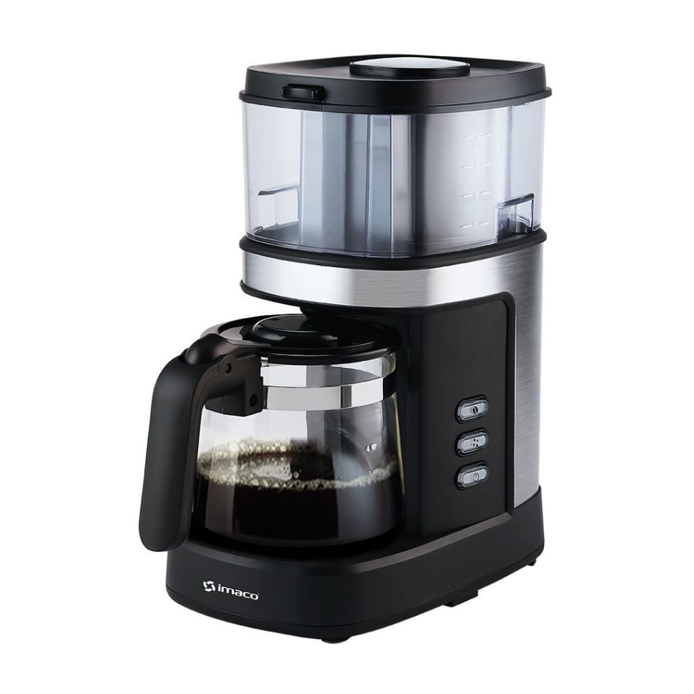 Cafetera con Grinder Imaco ICMG4070 4 Tazas Negra