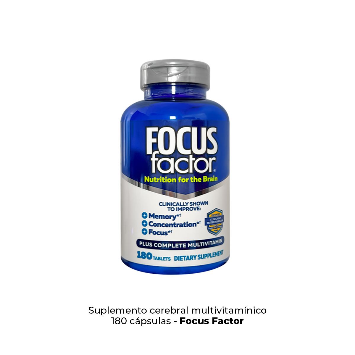 Factor de enfoque Suplemento cerebral – 180 unid