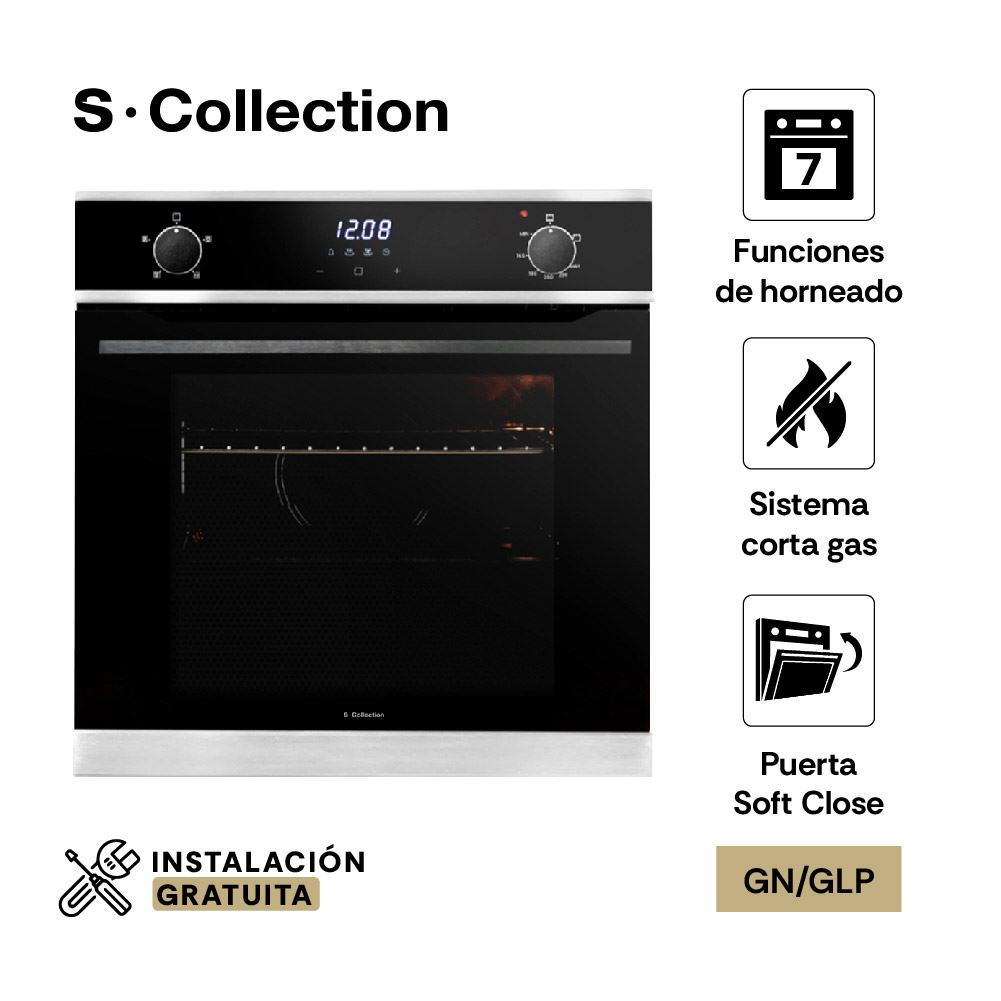 Horno Empotrable Scollection Full Touch A Gas 70L