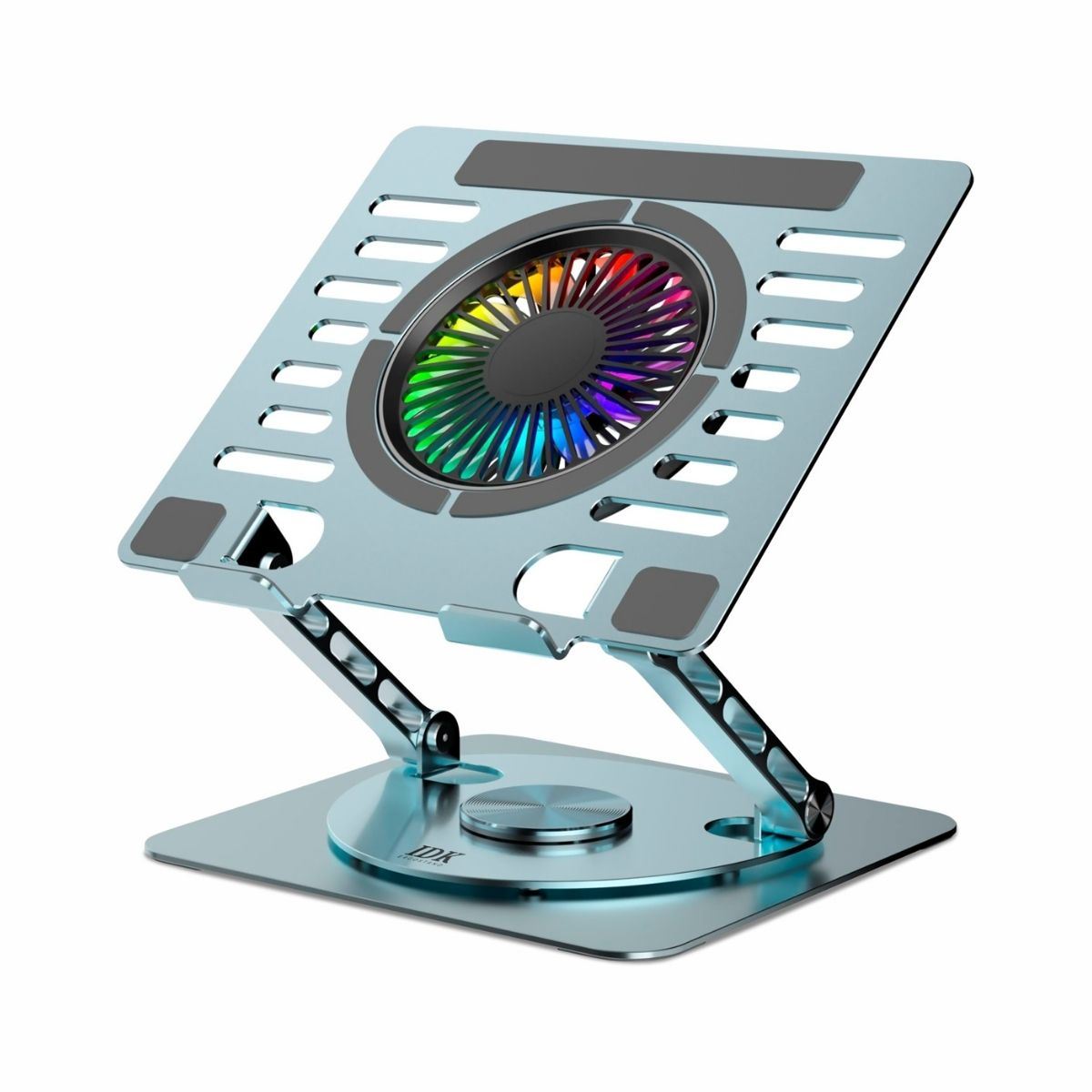 iDock - Cooler Basic RGB 360 con Base Giratorio 360° y puertos USB 2.0