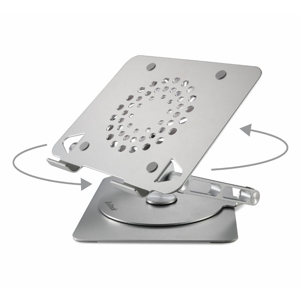 Soporte para Laptop iDock Diamond i50 3.0 Giratorio 360° Aluminio c/cooler