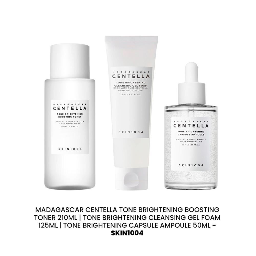 Tone Brightening Gel Foam 125ml + Toner 210ml + Ampoule 50ml SKIN1004