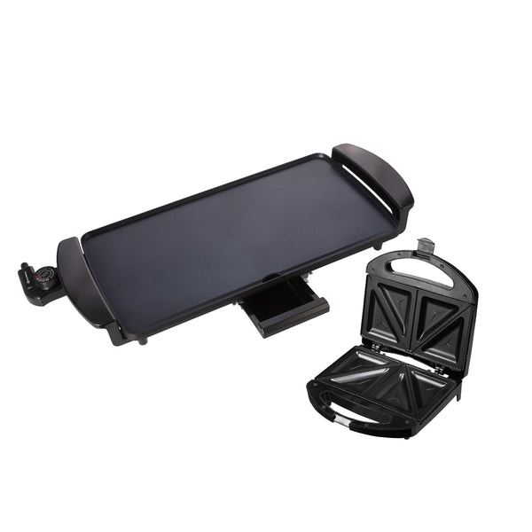 Combo Sandwichera 2 panes + Grill tipo plancha 1500w Imaco