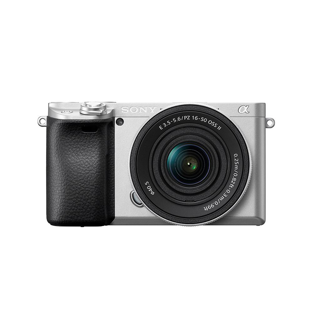 Sony Cámara Alpha ILCE-6400K Mirrorless con Lente 16-50mm II Silver