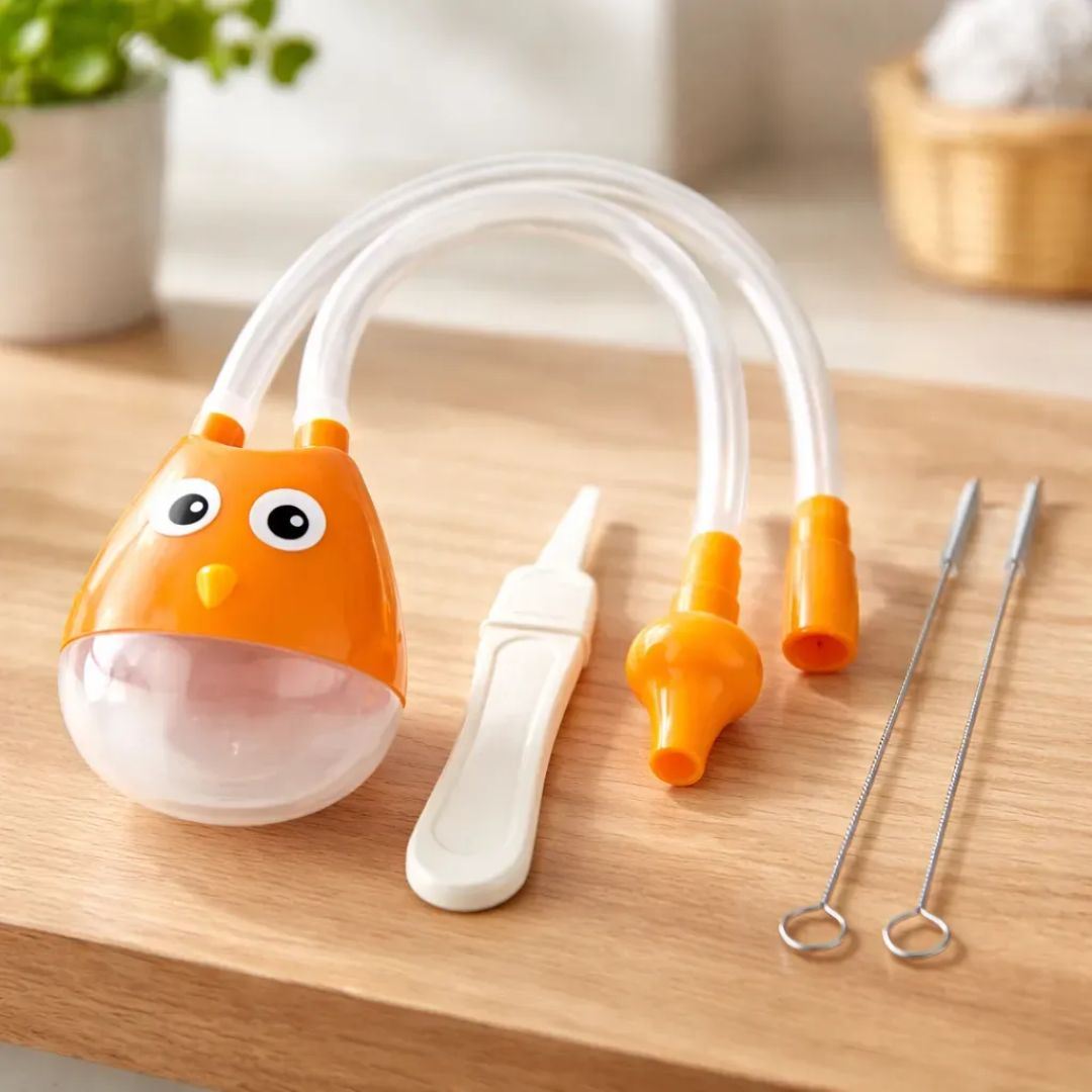 Aspirador Limpiador Nasal Congestión Mocos + kit de limpieza