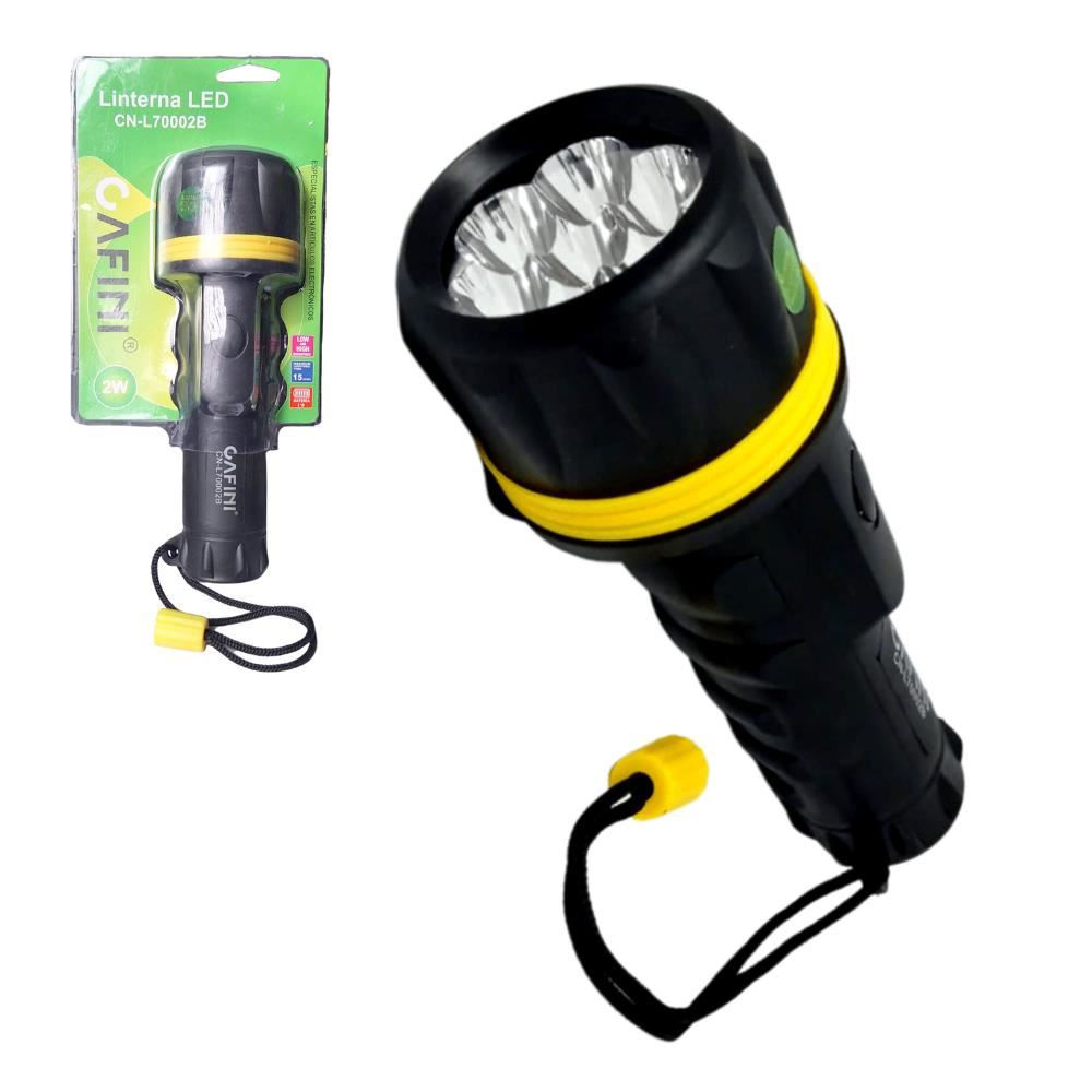 Linterna Led Táctica De Mano Cafini CN-L70002B 2W A Pilas