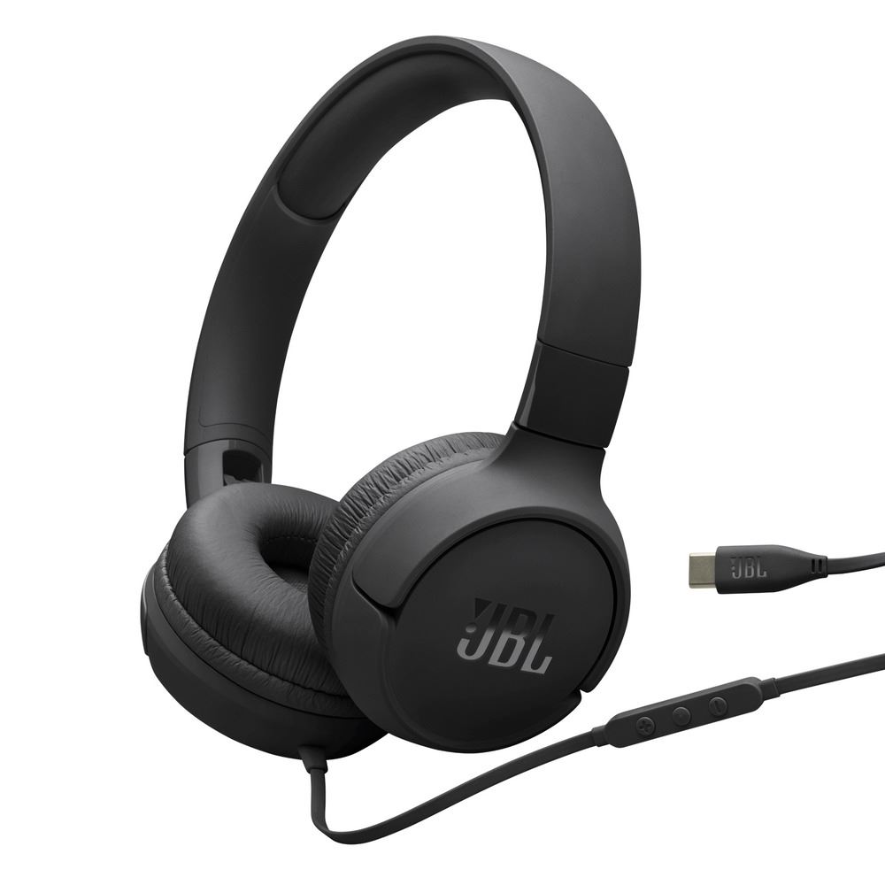 AUDIFONOS CON MICROFONO JBL TUNE 520C USB-C NEGRO