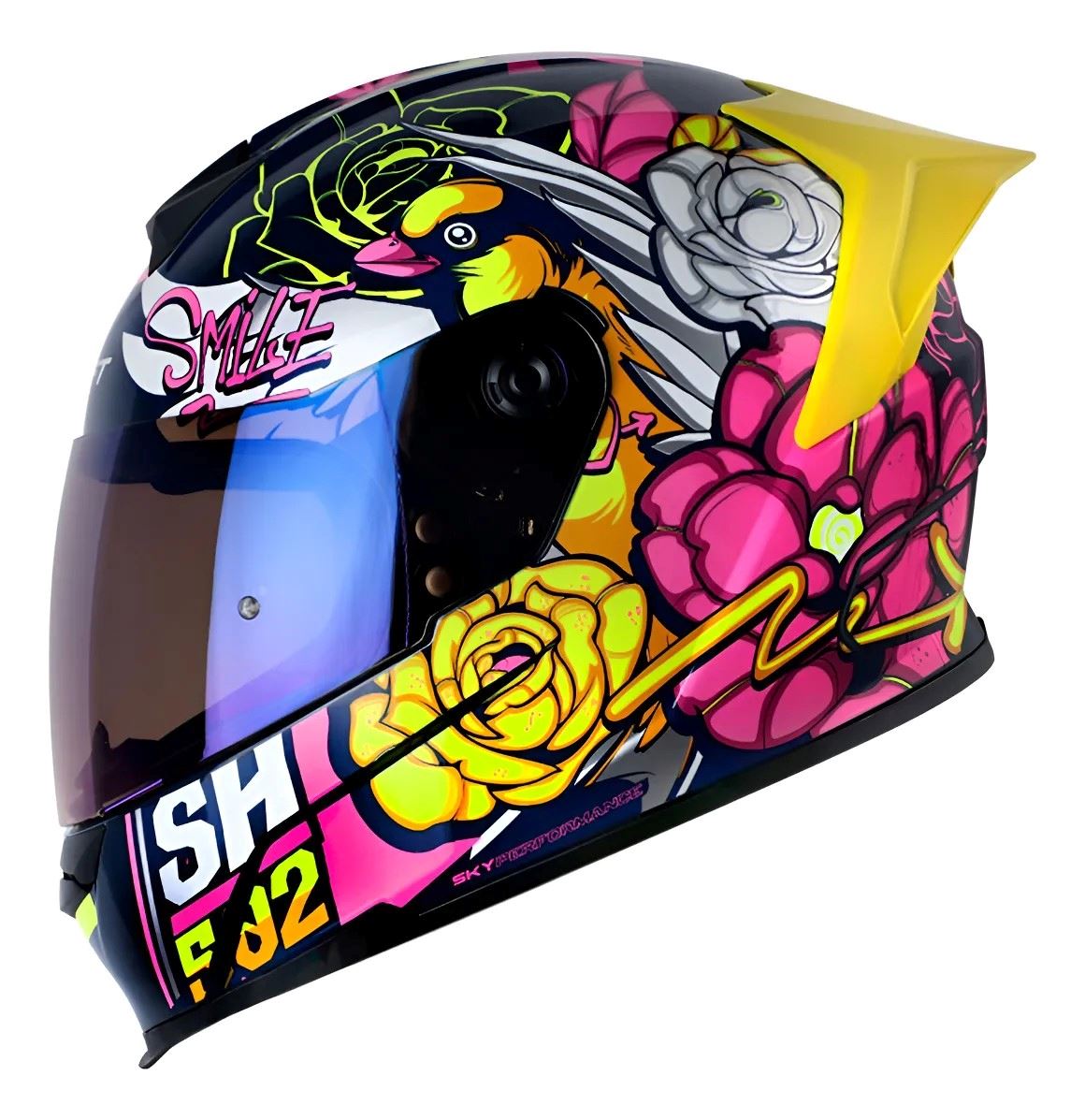 CASCO CERTIFICADO  SH-502 SP FLOWER AZ/AM V SM.IAZ
