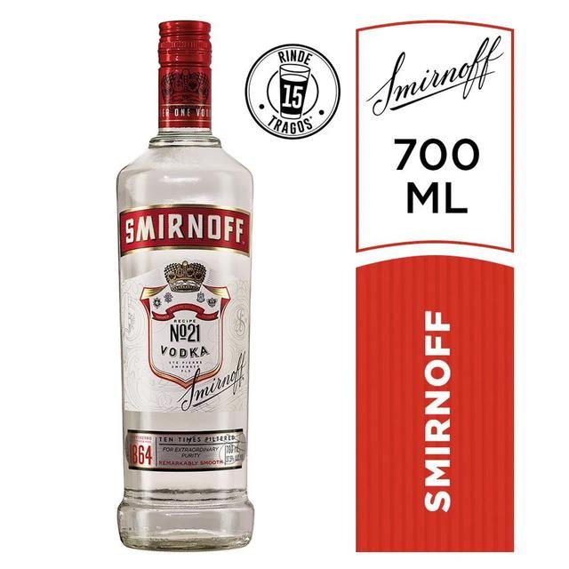 SMIRNOFF VODKA 700 ML RED