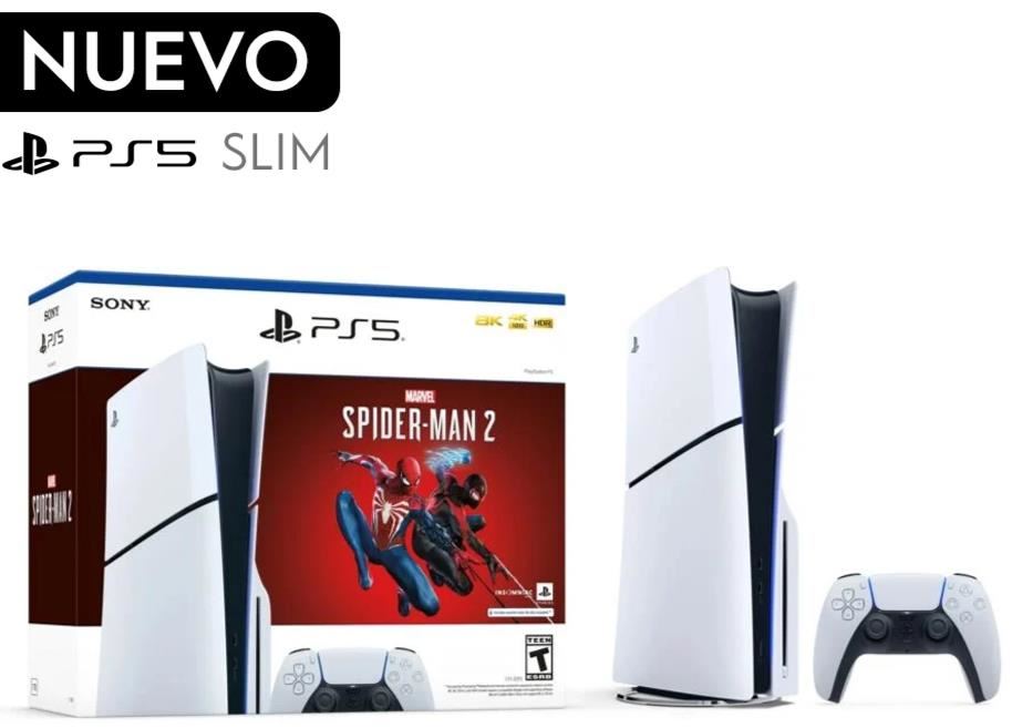 PlayStation 5 Slim de Disco + Marvel's Spider-Man 2 – Electro Import