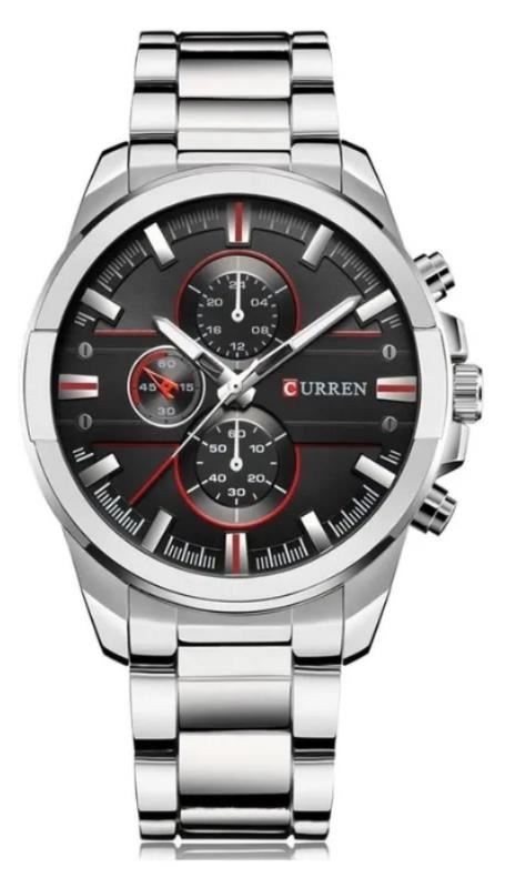 Reloj Curren Hombre Acero Plateado CUR-61