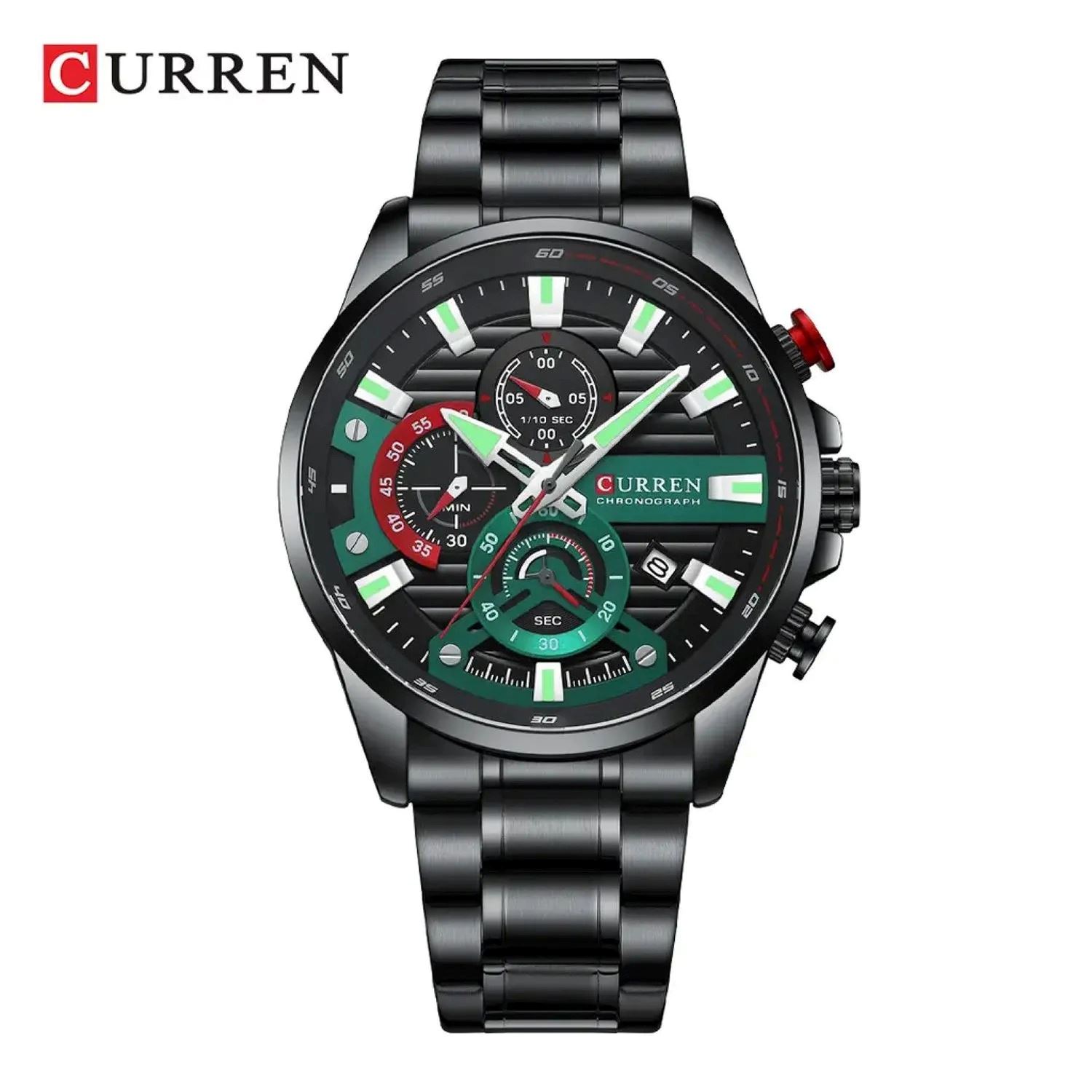 Reloj Curren Hombre Acero Negro CUR-62